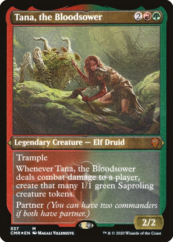 Tana, the Bloodsower (Etched) [Commander Legends] | Boutique FDB TCG