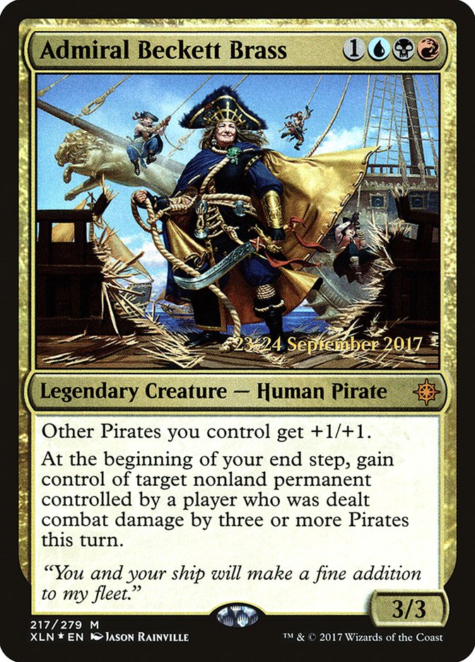 Admiral Beckett Brass [Ixalan Prerelease Promos] | Boutique FDB TCG