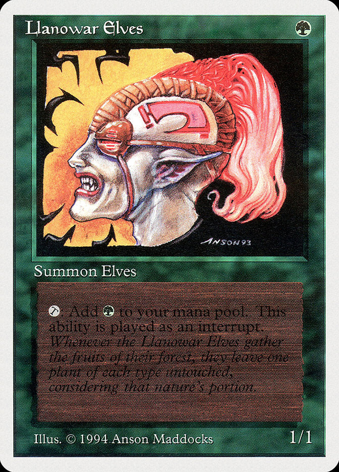 Llanowar Elves [Summer Magic / Edgar] | Boutique FDB TCG