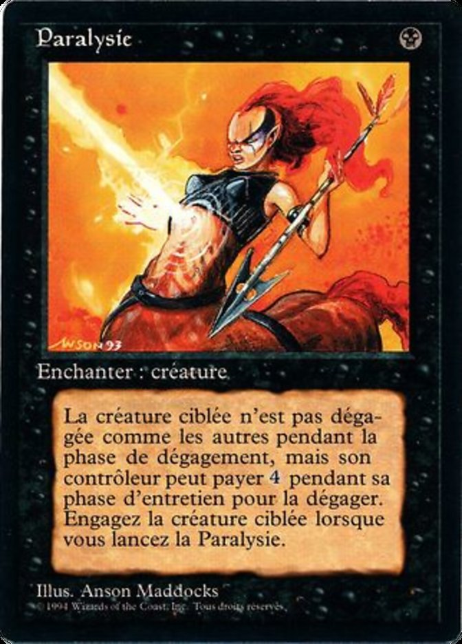 Paralyze [Foreign Black Border] | Boutique FDB TCG