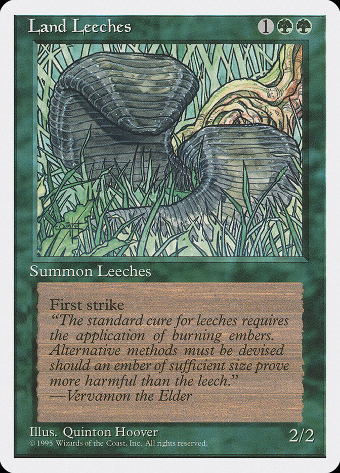 Land Leeches [Fourth Edition] | Boutique FDB TCG