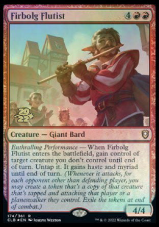 Firbolg Flutist [Commander Legends: Battle for Baldur's Gate Prerelease Promos] | Boutique FDB TCG