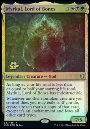 Myrkul, Lord of Bones [Commander Legends: Battle for Baldur's Gate Prerelease Promos] | Boutique FDB TCG