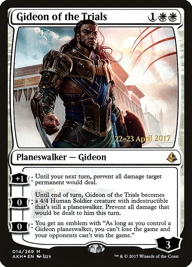 Gideon of the Trials [Amonkhet Prerelease Promos] | Boutique FDB TCG
