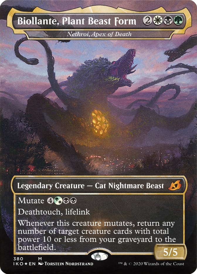 Nethroi, Apex of Death - Biollante, Plant Beast Form (Godzilla Series) [Ikoria: Lair of Behemoths] | Boutique FDB TCG