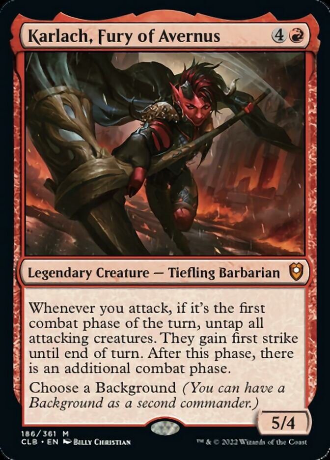 Karlach, Fury of Avernus [Commander Legends: Battle for Baldur's Gate] | Boutique FDB TCG