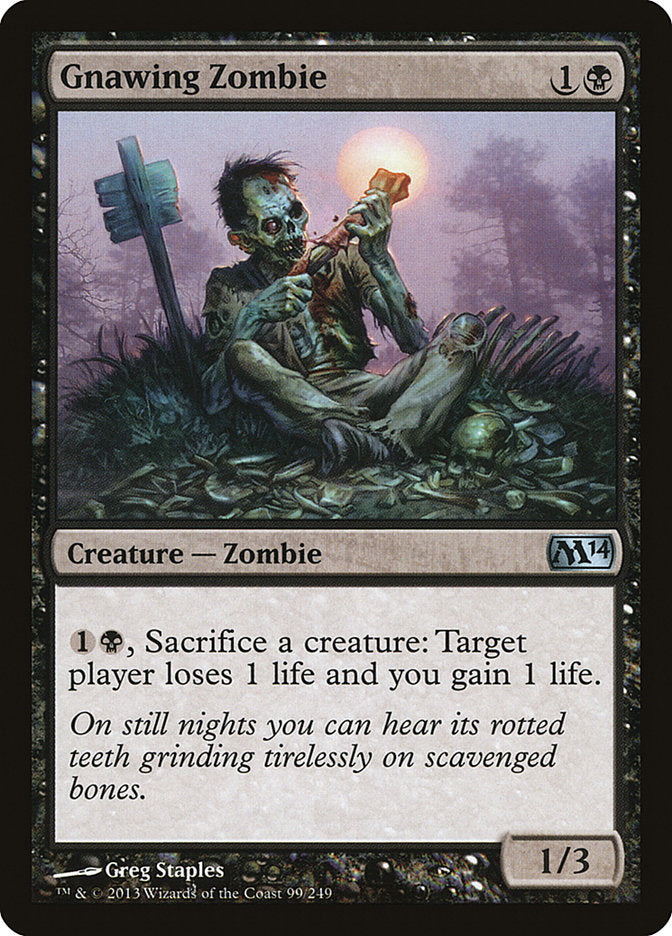 Gnawing Zombie [Magic 2014] | Boutique FDB TCG