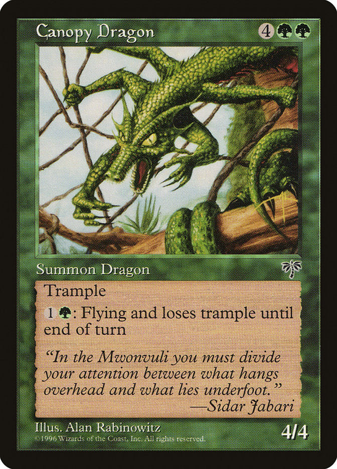 Canopy Dragon [Mirage] | Boutique FDB TCG