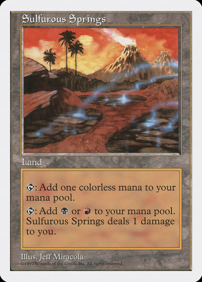 Sulfurous Springs [Fifth Edition] | Boutique FDB TCG