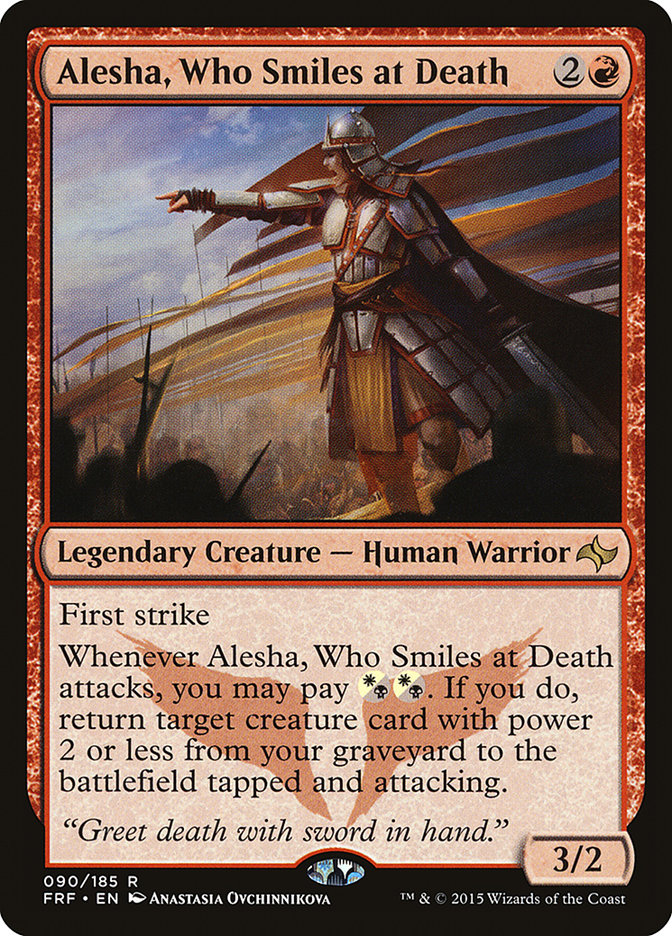 Alesha, Who Smiles at Death [Fate Reforged] | Boutique FDB TCG