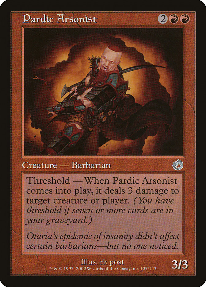 Pardic Arsonist [Torment] | Boutique FDB TCG