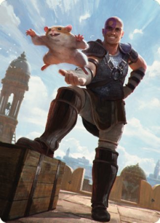 Minsc & Boo, Timeless Heroes Art Card (72) [Commander Legends: Battle for Baldur's Gate Art Series] | Boutique FDB TCG