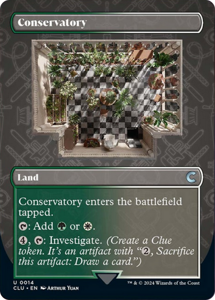 Conservatory (Borderless) [Ravnica: Clue Edition] | Boutique FDB TCG