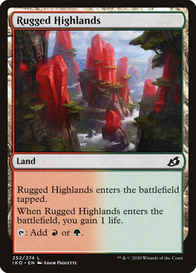 Rugged Highlands [Ikoria: Lair of Behemoths] | Boutique FDB TCG