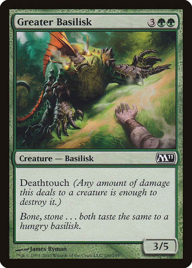 Greater Basilisk [Magic 2011] | Boutique FDB TCG