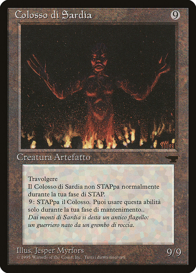 Colossus of Sardia (Italian) - "Colosso di Sardia" [Rinascimento] | Boutique FDB TCG