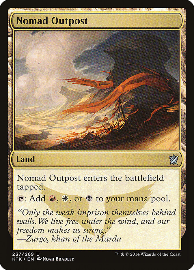 Nomad Outpost [Khans of Tarkir] | Boutique FDB TCG