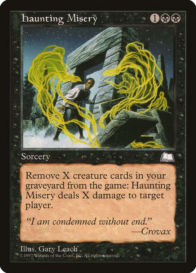 Haunting Misery [Weatherlight] | Boutique FDB TCG