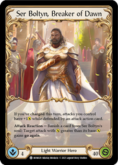 Ser Boltyn, Breaker of Dawn // Boltyn [MON029 // MON030] (Monarch)  1st Edition Normal | Boutique FDB TCG