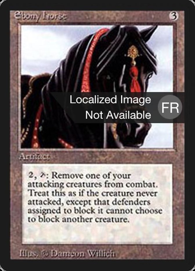 Ebony Horse [Foreign Black Border] | Boutique FDB TCG