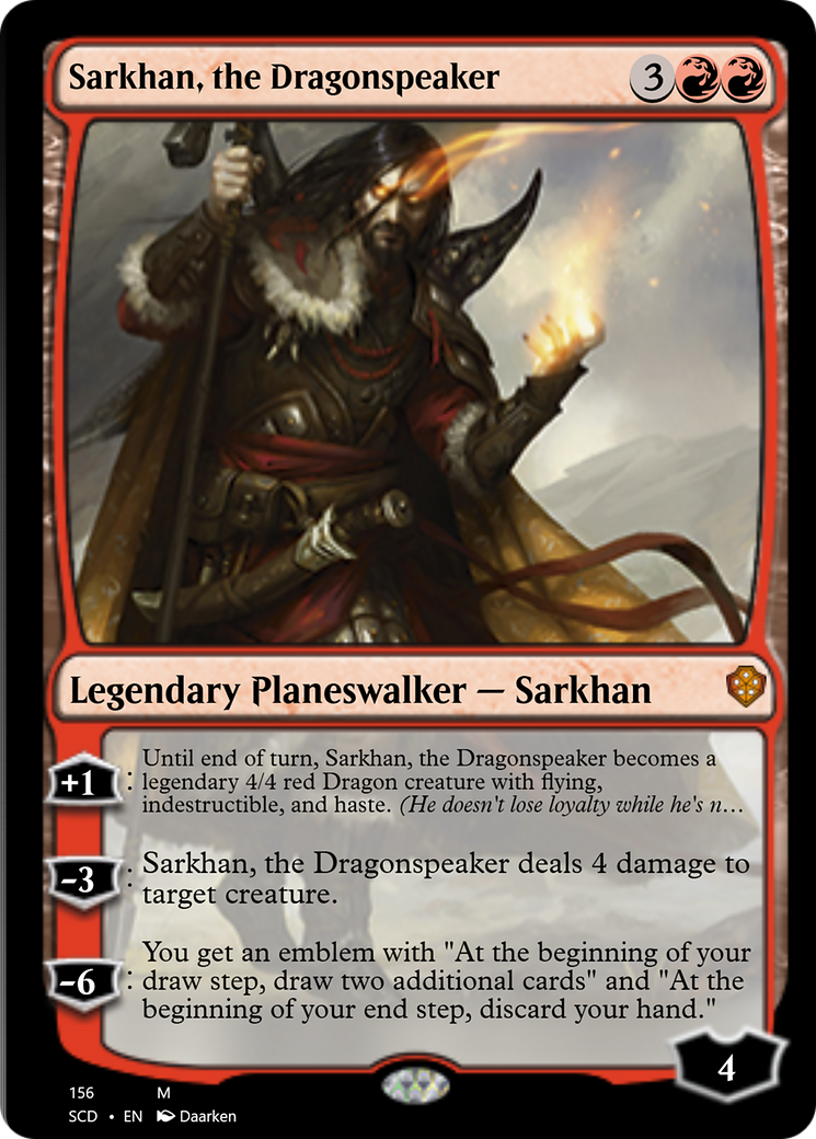 Sarkhan, the Dragonspeaker [Starter Commander Decks] | Boutique FDB TCG