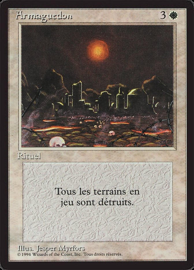 Armageddon [Foreign Black Border] | Boutique FDB TCG