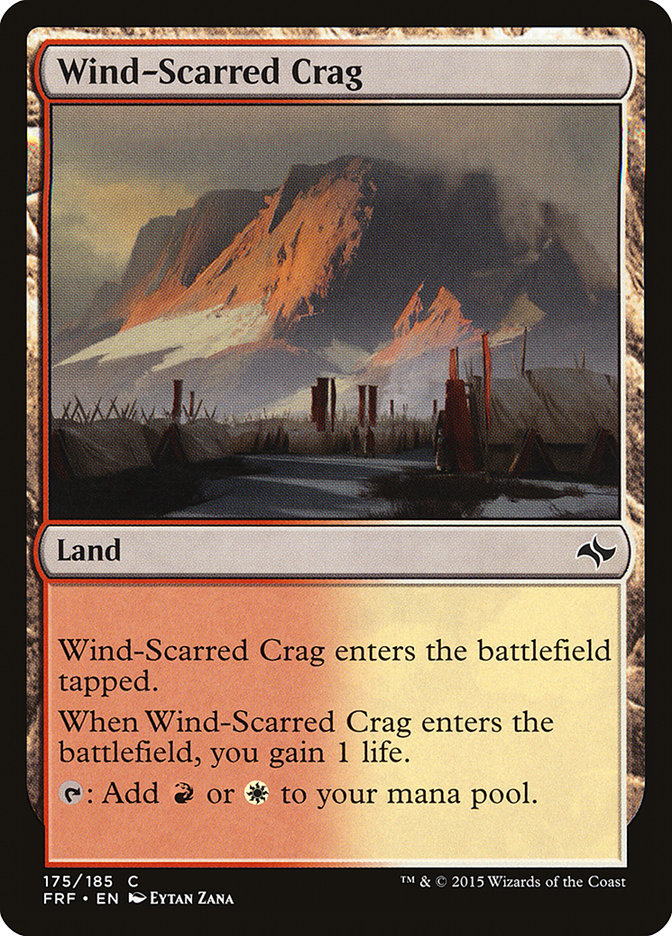 Wind-Scarred Crag [Fate Reforged] | Boutique FDB TCG