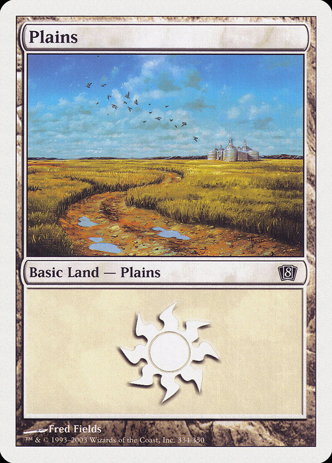 Plains (334) [Eighth Edition] | Boutique FDB TCG