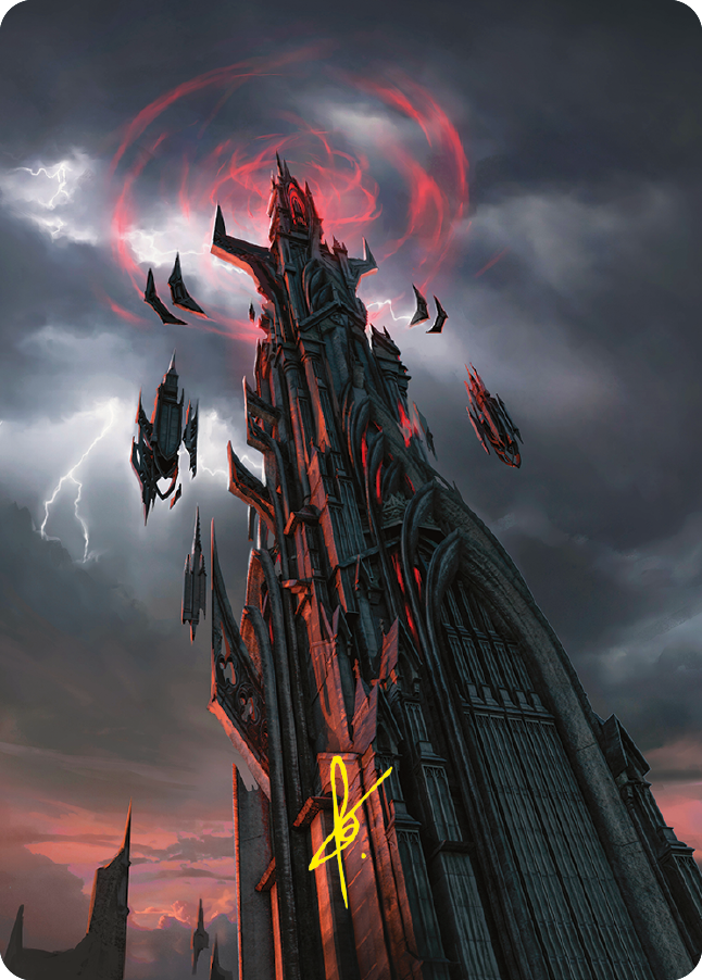 Barad-dur Art Card (Gold-Stamped Signature) [The Lord of the Rings: Tales of Middle-earth Art Series] | Boutique FDB TCG