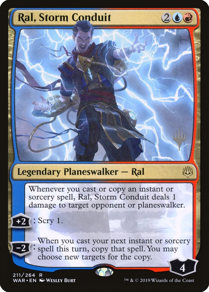 Ral, Storm Conduit (Promo Pack) [War of the Spark Promos] | Boutique FDB TCG