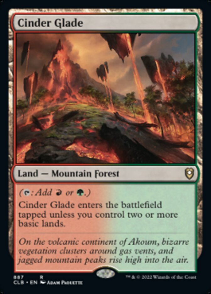 Cinder Glade [Commander Legends: Battle for Baldur's Gate] | Boutique FDB TCG