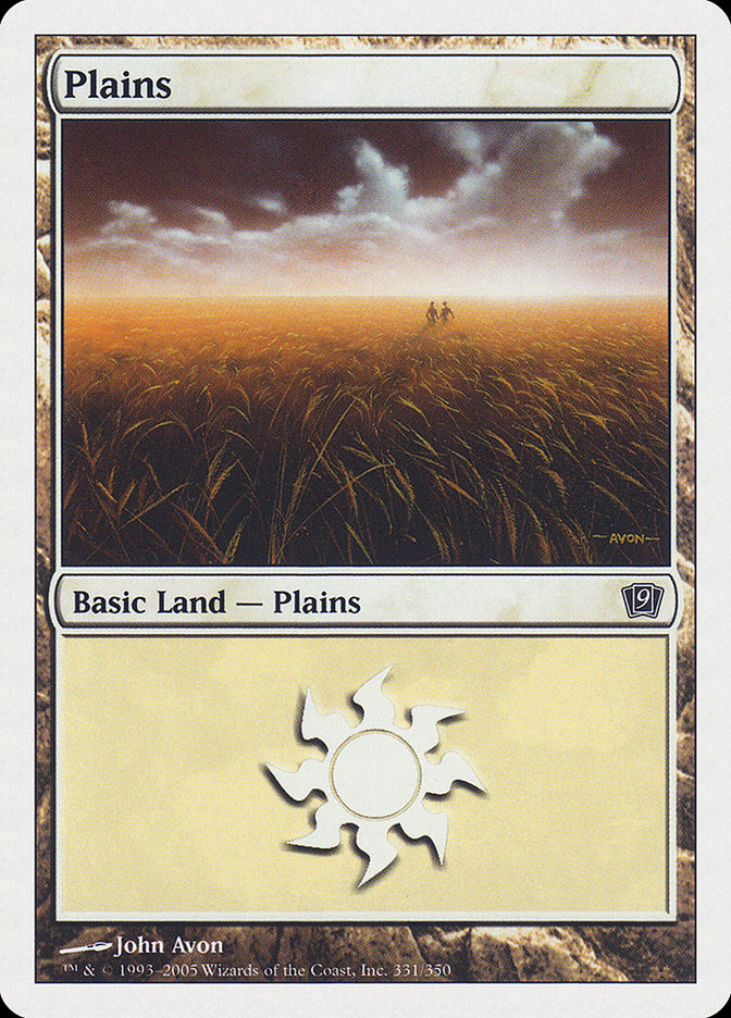 Plains (331) [Ninth Edition] | Boutique FDB TCG