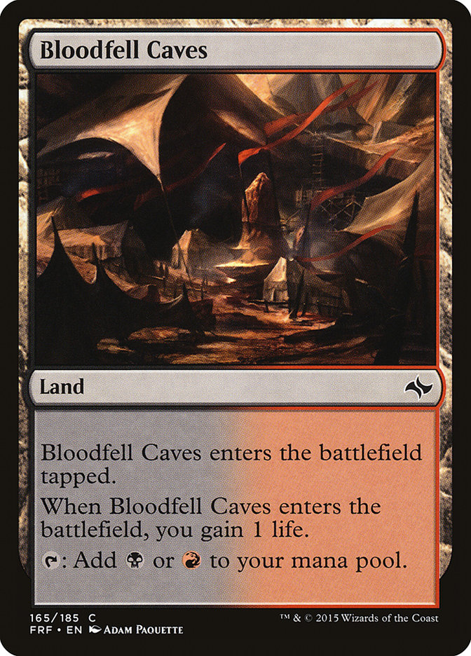 Bloodfell Caves [Fate Reforged] | Boutique FDB TCG