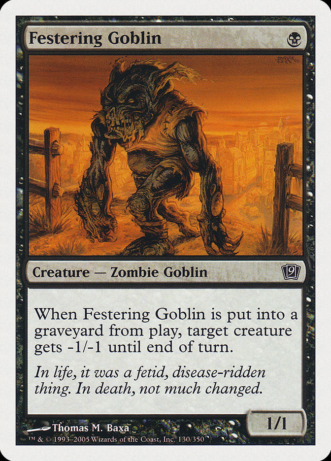Festering Goblin [Ninth Edition] | Boutique FDB TCG