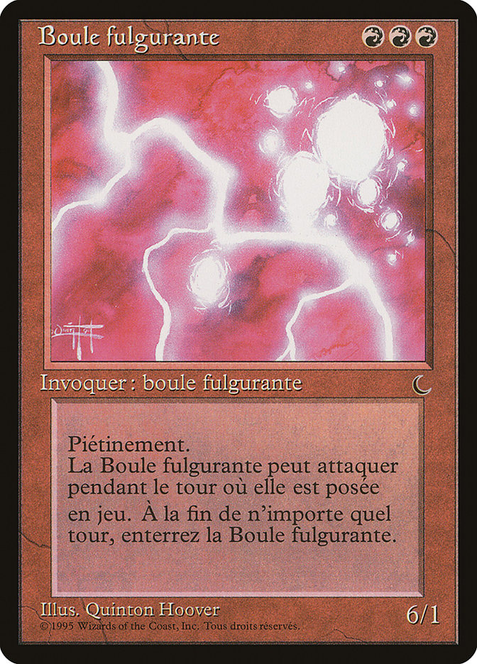 Ball Lightning (French) - "Boule fulgurante" [Renaissance] | Boutique FDB TCG