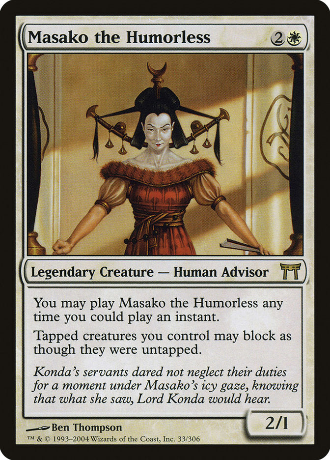 Masako the Humorless [Champions of Kamigawa] | Boutique FDB TCG