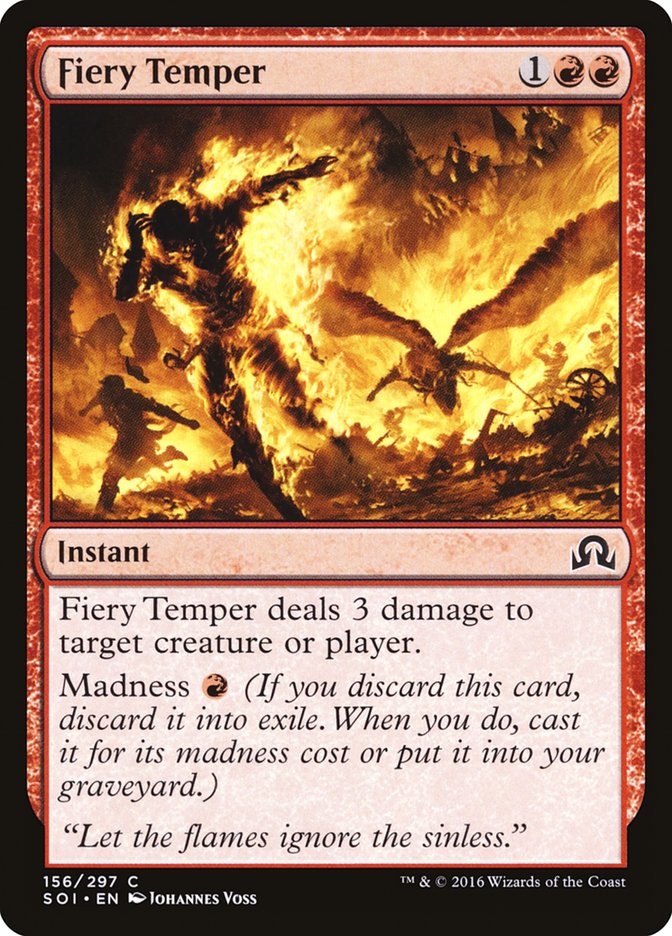 Fiery Temper [Shadows over Innistrad] | Boutique FDB TCG