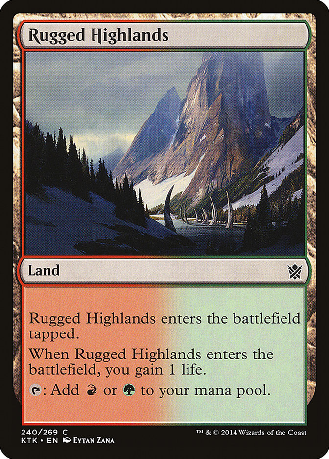 Rugged Highlands [Khans of Tarkir] | Boutique FDB TCG