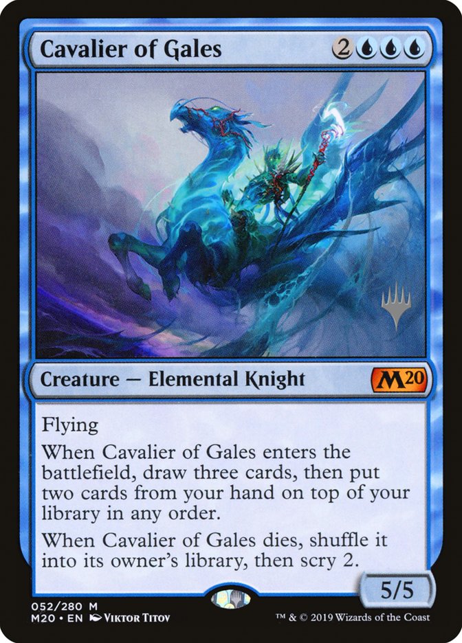 Cavalier of Gales (Promo Pack) [Core Set 2020 Promos] | Boutique FDB TCG