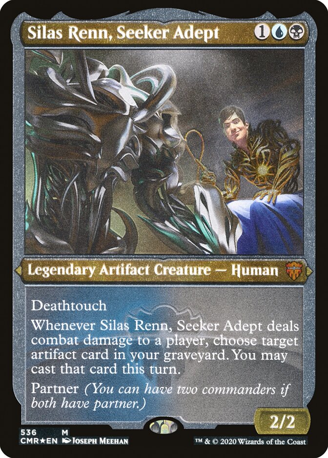 Silas Renn, Seeker Adept (Etched) [Commander Legends] | Boutique FDB TCG