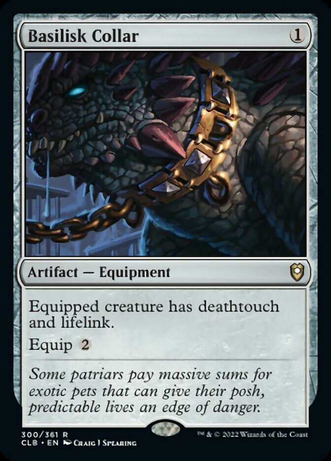 Basilisk Collar [Commander Legends: Battle for Baldur's Gate] | Boutique FDB TCG