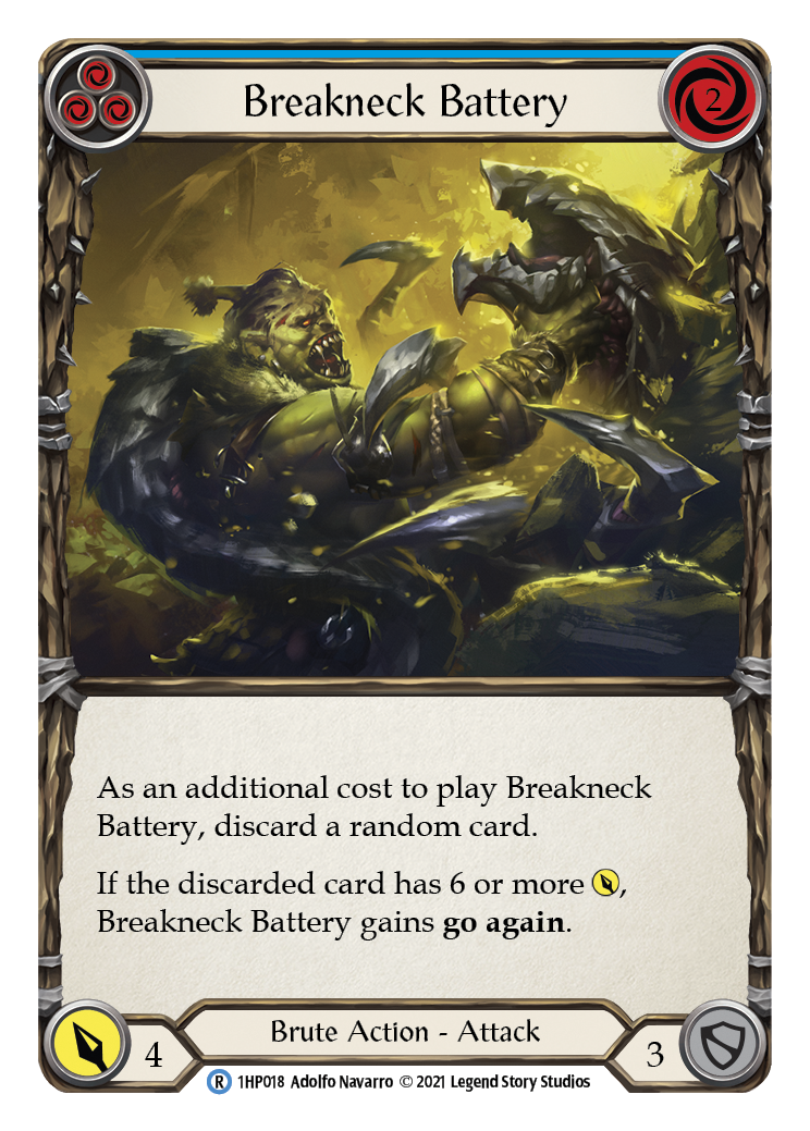 Breakneck Battery (Blue) [1HP018] (History Pack 1) | Boutique FDB TCG