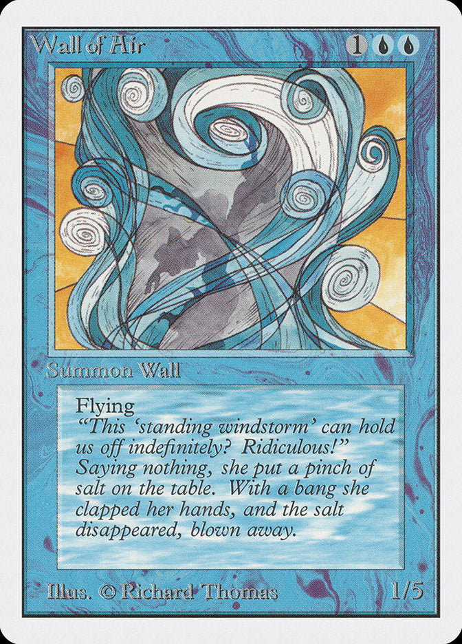 Wall of Air [Unlimited Edition] | Boutique FDB TCG