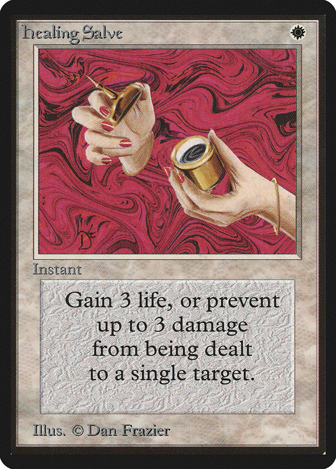 Healing Salve [Beta Edition] | Boutique FDB TCG