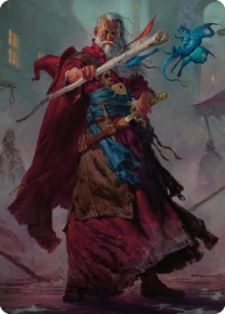 Elminster Art Card (64) [Commander Legends: Battle for Baldur's Gate Art Series] | Boutique FDB TCG