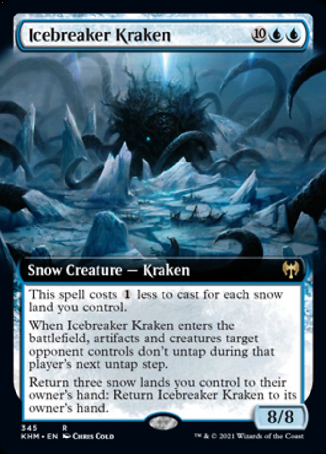 Icebreaker Kraken (Extended Art) [Kaldheim] | Boutique FDB TCG