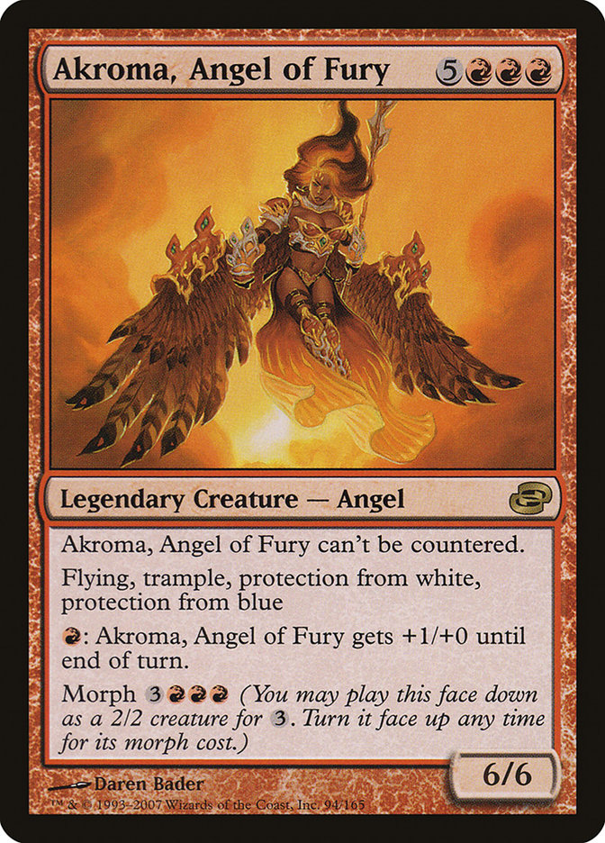 Akroma, Angel of Fury [Planar Chaos] | Boutique FDB TCG