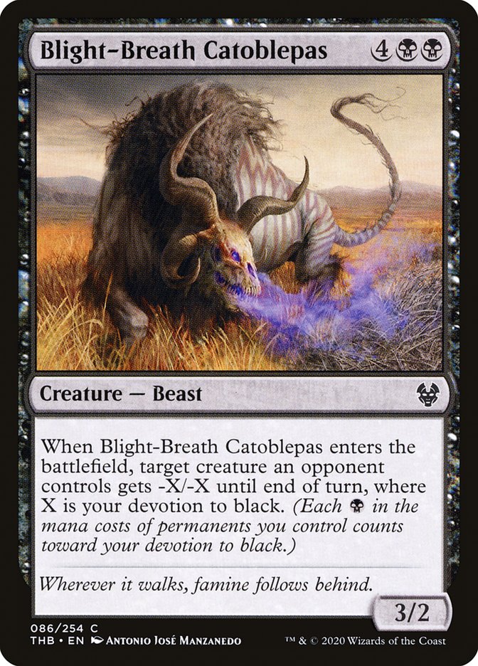 Blight-Breath Catoblepas [Theros Beyond Death] | Boutique FDB TCG