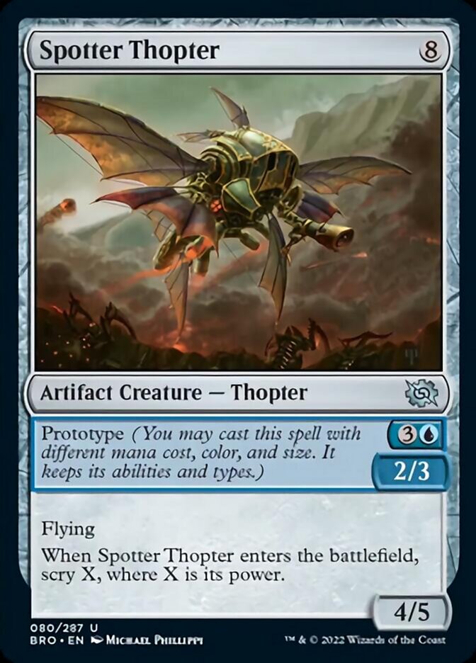 Spotter Thopter [The Brothers' War] | Boutique FDB TCG