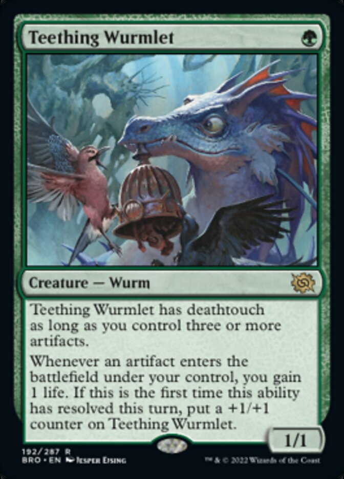 Teething Wurmlet [The Brothers' War] | Boutique FDB TCG